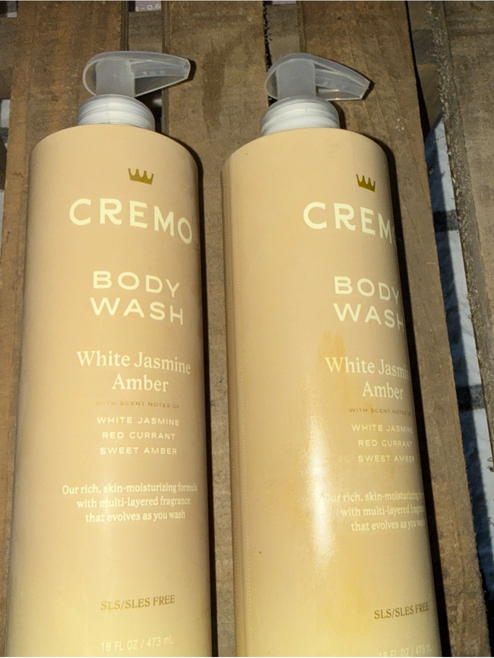2- Cremo White Jasmine Amber Body Wash -